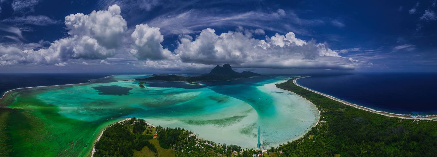 Photo - Polynésie Française - Vue du ciel - Bora Bora #245